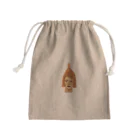 Higashio ayakaのwool head Mini Drawstring Bag