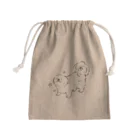 ホワイト&ビスケットのペキニーズのばにらちゃん Mini Drawstring Bag