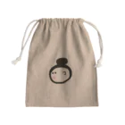 hiriのお団子頭の人 Mini Drawstring Bag