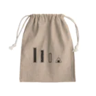 ぽにゃ橋たら子のおにぎり回線 Mini Drawstring Bag