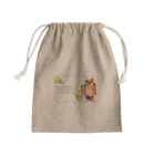 Art store 'Peace' | ぴぃす堂のカボチャケーキ Mini Drawstring Bag