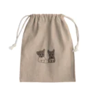 らぴちのおみせのあずき&らぴ Mini Drawstring Bag