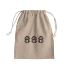 薬剤師系ゴリラ(薬ゴリ)🦍のドット薬ゴリくん Mini Drawstring Bag