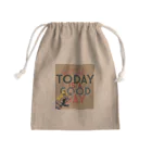 Licca's LickのToday is a good day カカオ&シトラス Mini Drawstring Bag