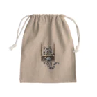 Atelier NyaoのCamera & Cat カメラとネコ（濃色） Mini Drawstring Bag