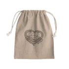 ART BEAR  アートベアのアートベア　ほっこりフクロウ Mini Drawstring Bag