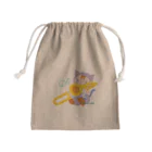 ちよ屋の猫の着ぐるみトロンボーンの子 Mini Drawstring Bag