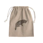 ATの猫A Mini Drawstring Bag