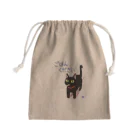 くろねこ倶楽部のおわ～んくろねこ Mini Drawstring Bag