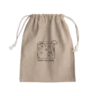 momolove の液体ねこ Mini Drawstring Bag