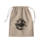 イルカのTシャツ屋さん🐬の怖くないよ！イルカさん！ Mini Drawstring Bag