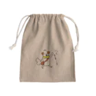 わん太さんの日常の「行ってきまーす」シリーズ Mini Drawstring Bag