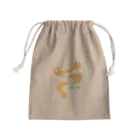 momolove のBaby hugにゃんこ(長毛茶トラ猫) Mini Drawstring Bag