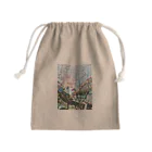 ULISANOのCherry Blossom  Mini Drawstring Bag