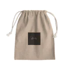 こころちゃんのお店の黒いこころちゃん Mini Drawstring Bag