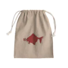 Amiの風車赤金魚 Mini Drawstring Bag