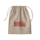 Amiの狐の赤太鼓橋 Mini Drawstring Bag