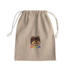 ひらめき工房のくまちゃん　-レインボーベア- Mini Drawstring Bag