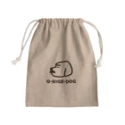 お髭ショップのお髭ドッグ Mini Drawstring Bag