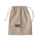 はしもとはしこの【巾着】ウォンバット Mini Drawstring Bag