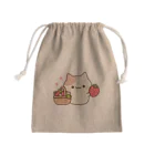 DECORのラブリーなにゃんこ　いちごver. Mini Drawstring Bag