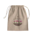 温泉が好き！～温泉グッズのお店～の花が好き…温泉はもっと好き！ Mini Drawstring Bag