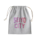 JIMOTOE Wear Local Japanの西予市 SEIYO CITY Mini Drawstring Bag