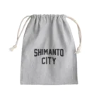 JIMOTOE Wear Local Japanの四万十市 SHIMANTO CITY Mini Drawstring Bag