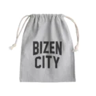 JIMOTOE Wear Local Japanの備前市 BIZEN CITY Mini Drawstring Bag