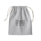 いそまみのりの干されているたぬき Mini Drawstring Bag