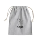 nya-mew（ニャーミュー）のいやーん無理ニャー Mini Drawstring Bag