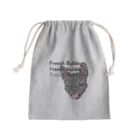 DOG FACEのフレンチブルドッグ【わんデザイン 6月】 Mini Drawstring Bag