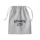 JIMOTOE Wear Local Japanの北秋田市 KITAAKITA CITY Mini Drawstring Bag