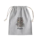 chicodeza by suzuriの可愛いかば Mini Drawstring Bag