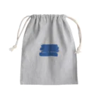 aoi.aoのMy Original Version - colored BLUE Mini Drawstring Bag