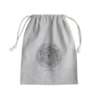 JonSpCaのフラワーオブライフ「はなまんだら」 Mini Drawstring Bag