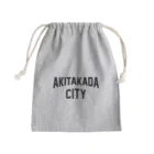 JIMOTOE Wear Local Japanの安芸高田市 AKITAKADA CITY Mini Drawstring Bag