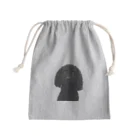 下田村の黒いトイプードル Mini Drawstring Bag