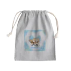 ガゥガゥちゃんの雲ハートとチワワ Mini Drawstring Bag