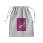 Cordelia　SUZURI分室のGERDA "Collage pink" Mini Drawstring Bag