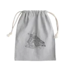 猫の浮世絵・草紙の逆上するおこまちゃん Mini Drawstring Bag