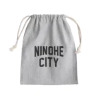 JIMOTOE Wear Local Japanの二戸市 NINOHE CITY Mini Drawstring Bag