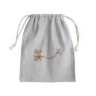 旨味教授といちごもちぷりんの神経細胞 Mini Drawstring Bag