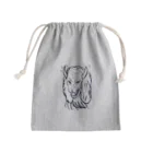 ビン太の世界のなんてったってプードル Mini Drawstring Bag