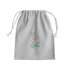 N谷スタジオのブタさんon三輪車～レインボーバージョン～ Mini Drawstring Bag