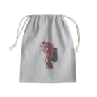 猫の浮世絵・草紙の艶やかな芸者猫 Mini Drawstring Bag