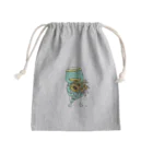 ユーぴきの花束を持つかっぱ Mini Drawstring Bag