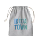 JIMOTOE Wear Local Japanの池田町 IKEDA TOWN Mini Drawstring Bag