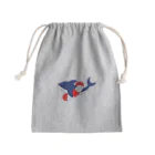 kazukiboxのサメくんは、泳げない。 Mini Drawstring Bag