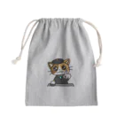 めろさらオリジナルグッズのにゃんこ運転士 Mini Drawstring Bag